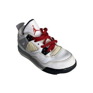 Jordan 4 Retro OG BG White Cement 2016 Kids Boys Size
